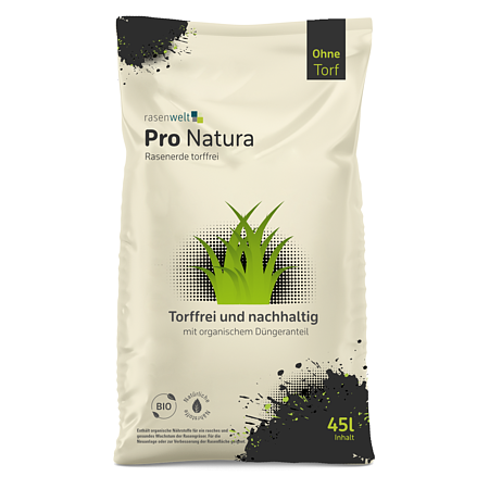 3x Pro Natura Rasenerde inkl. Fairway Regeneration Rasensamenmischung