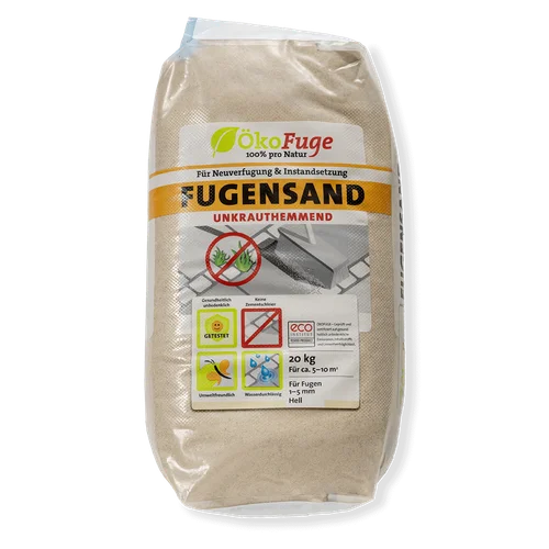 ÖKO FUGE Fugensand ®, 1 - 5, Beige, 20 kg, PE Sack