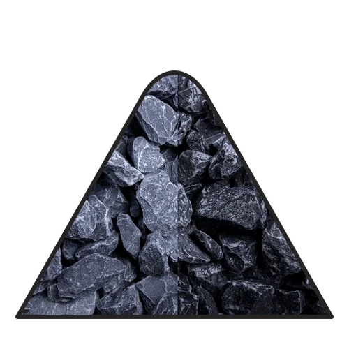 Nero Quarzit, grau Schwarz, 16 - 22, 1.000 kg, Big Bag