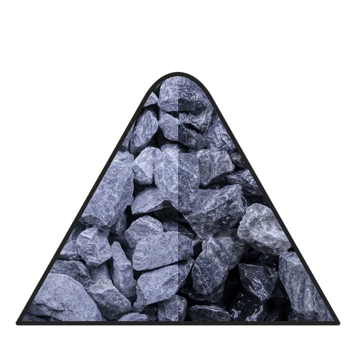 Nero Quarzit, grau Schwarz, 16 - 32, 1.000 kg, Big Bag